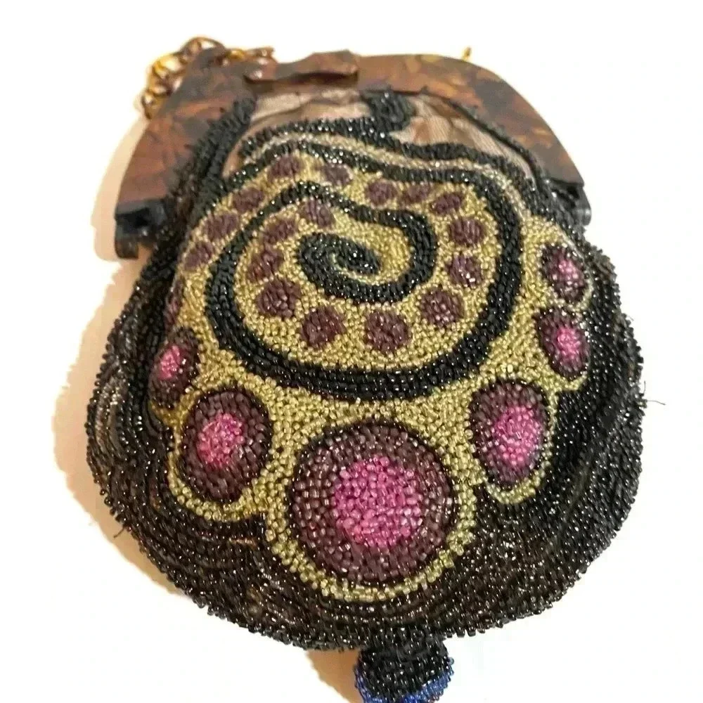 Handcrafted vintage 1920’s  beaded handbag